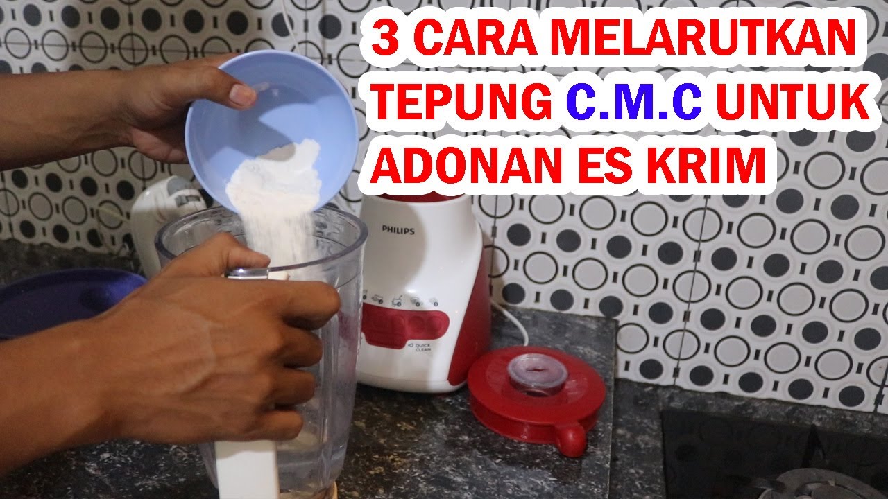 3 CARA MELARUTKAN TEPUNG CMC UNTUK ADONAN ES KRIM