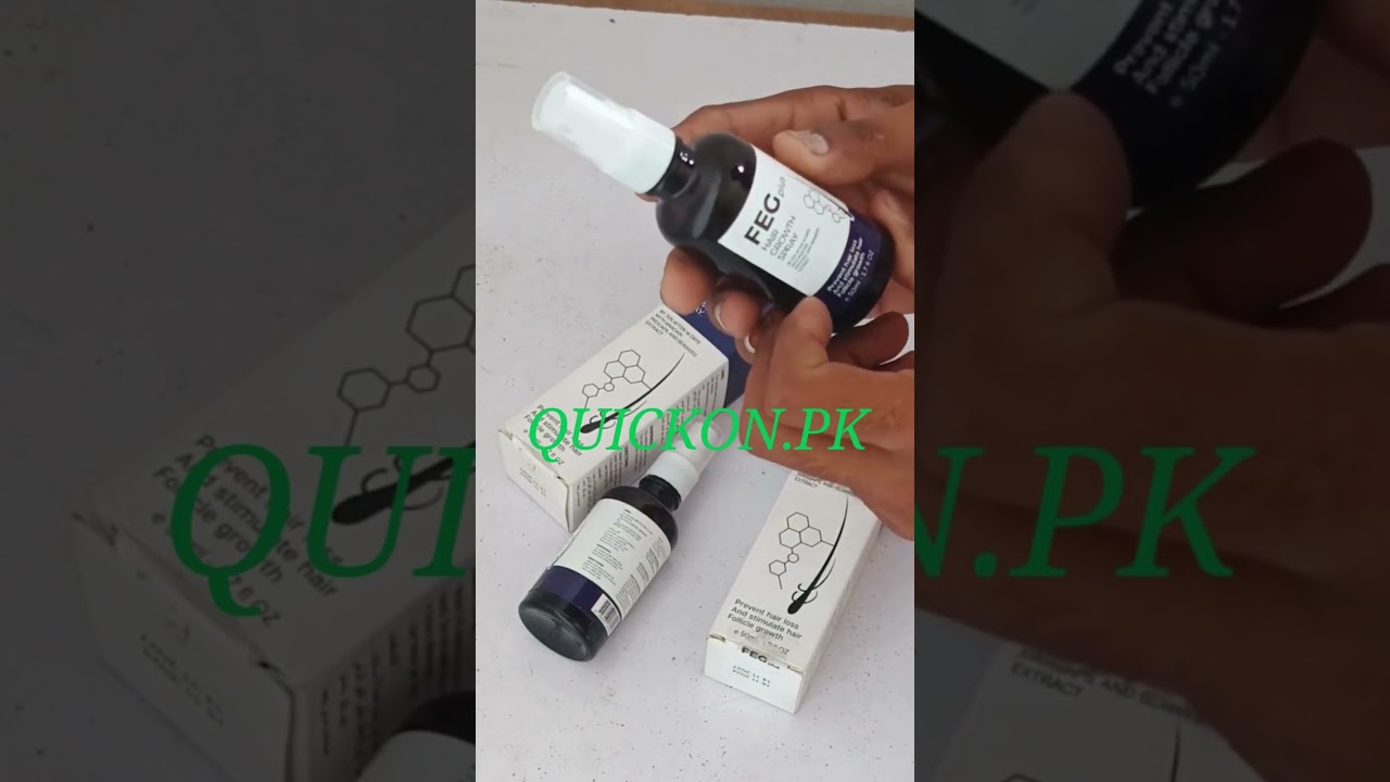 Buy Original Feg Plus Hair Growth Spray | Feg Plus Fake vs Original | Feg Plus Review - Use Feg Plus