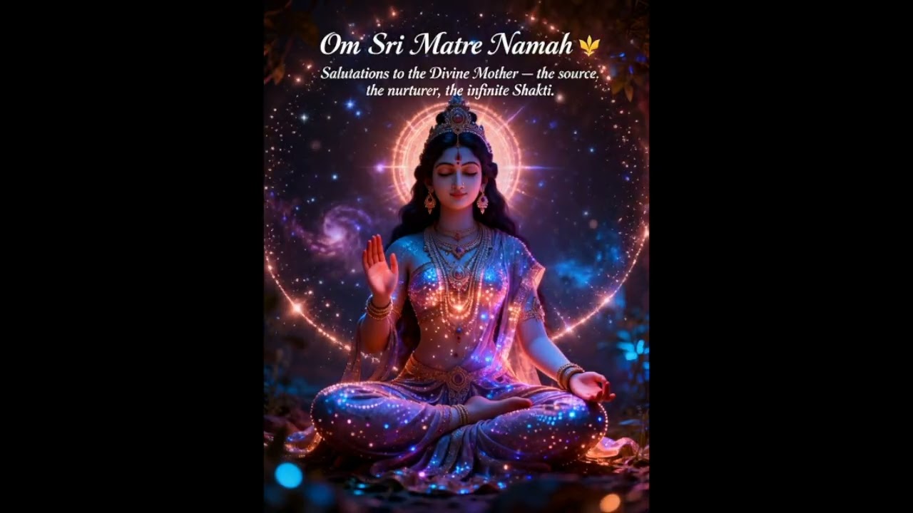 Om Śrī Mātre Namaḥ   ॐ श्री मात्रे नमः