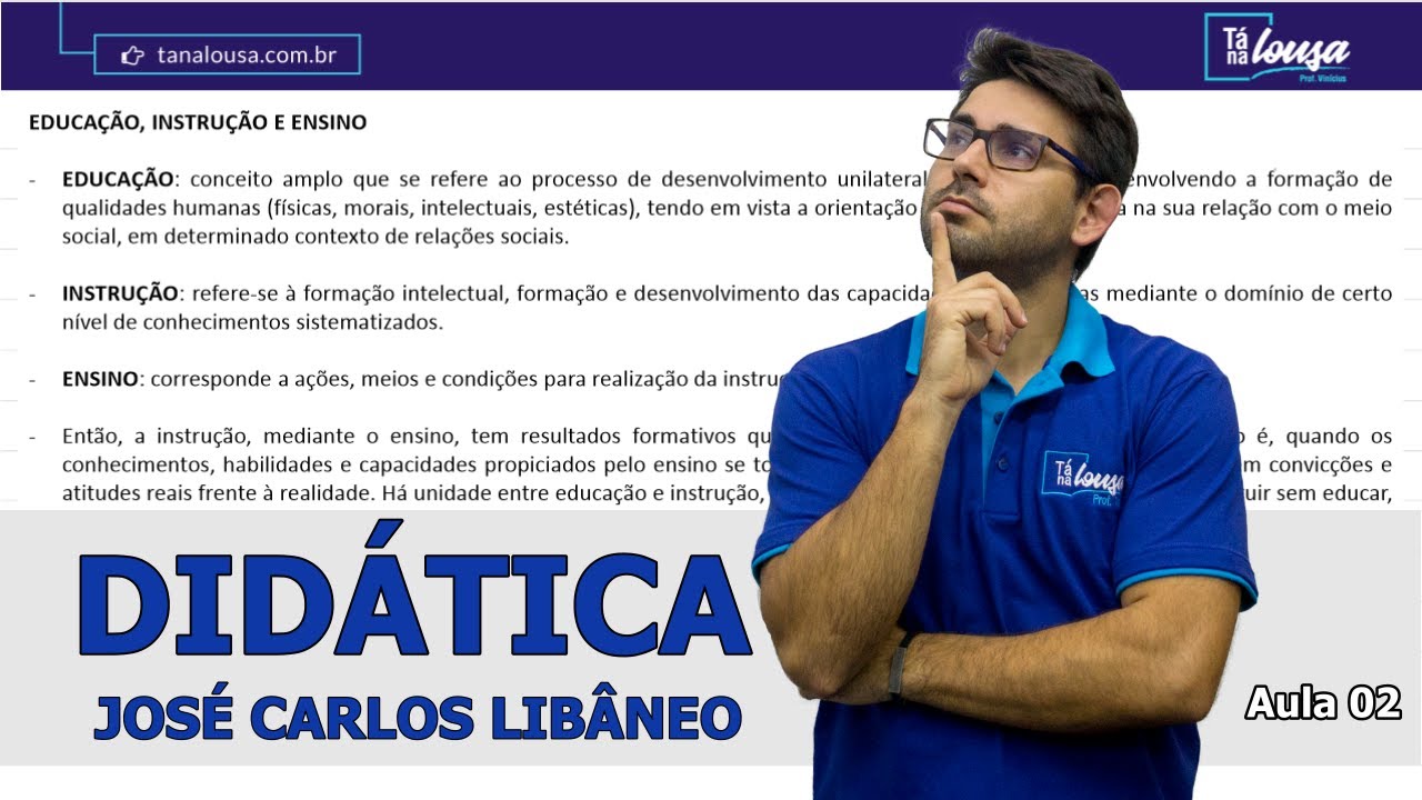 DIDÁTICA - JOSÉ CARLOS LIBÂNEO - PARTE II