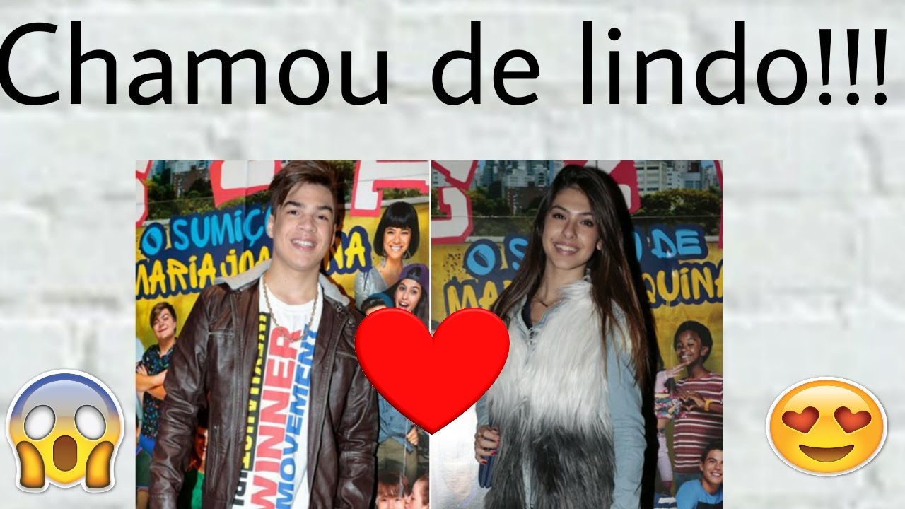 Fernanda Concon chama Lucas Santos de lindo!!❤❤