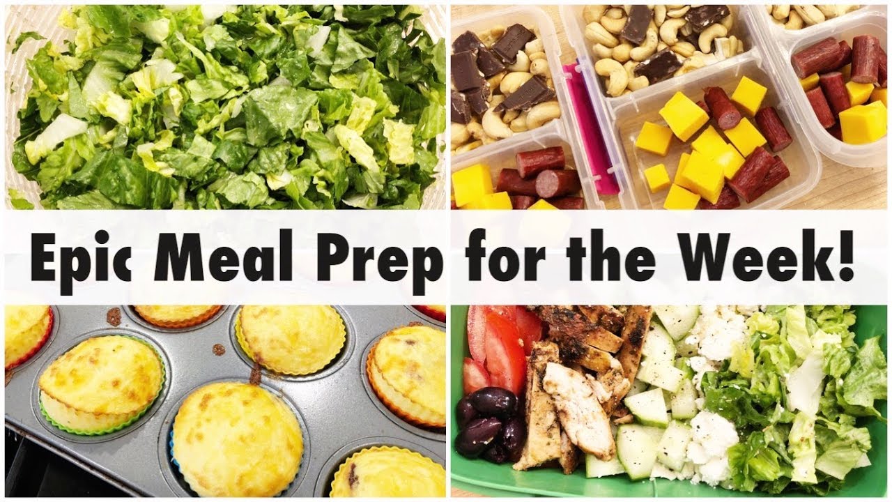 Meal Prep for the Week! Keto and Low Carb Meal Prep - Chicken Curry, Egg Bites & Pumpkin Muffins