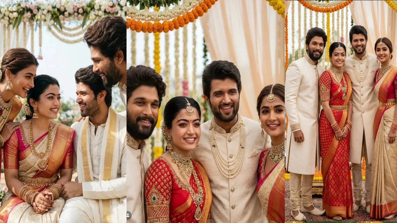 Rashmika Mandanna's grand Entry with Vijay Deverakonda at Wedding in Udaipur💍