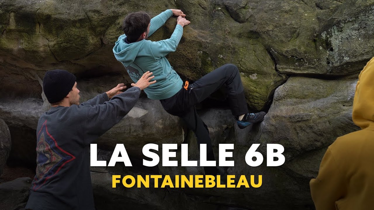 La Selle (droite, assis) 6b | Fontainebleau