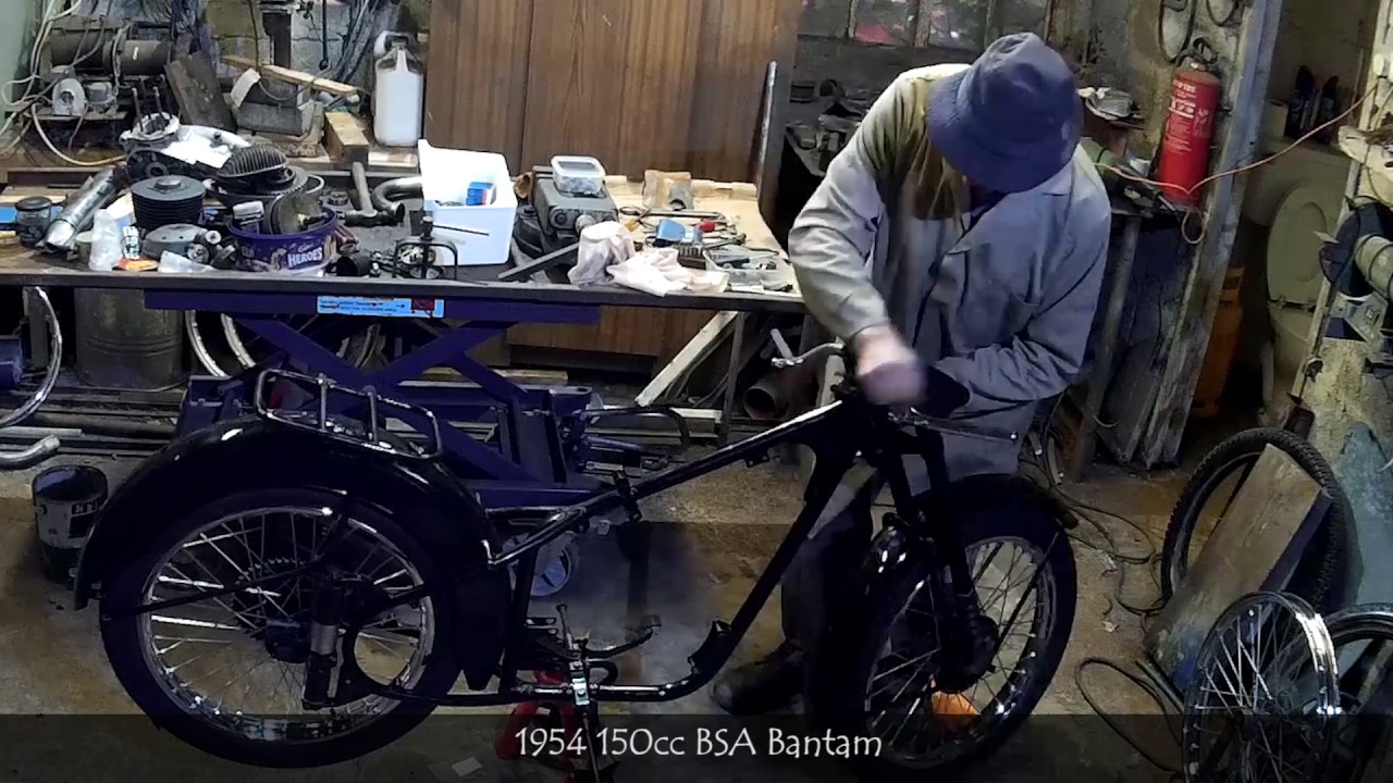 1954 150cc BSA Bantam Motorcycle Restoration An Irishwebtv.com Media Group Production
