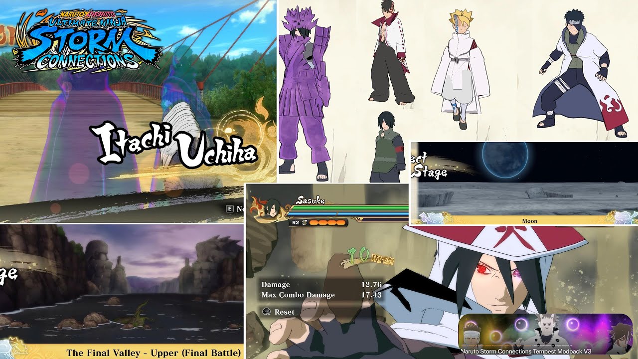 Naruto Storm Connections Modpack 2025 Full Roster Costume + Stage (Tempest Modpack V3)