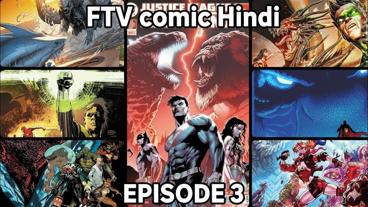 DC Aur MonsterVerse Ka Maha-Sangram | Justice League vs Godzilla vs Kong  FTV Comic Hindi Episode 3 