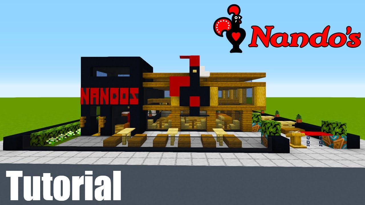 Minecraft Tutorial: How To Make A Nandos 