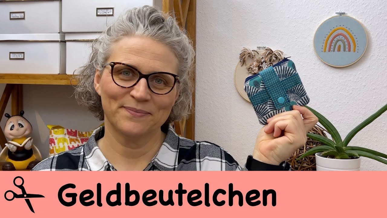 Geldbeutelchen nähen / Stoffreste aufbrauchen / kostenloses Schnittmuster