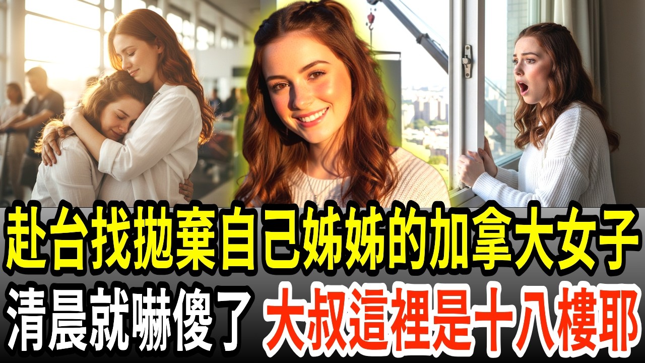 「臺灣怎麼這樣？大叔！這裡是十八樓耶！」自稱被姊姊拋棄而赴台的加拿大女子，一到就被嚇傻的原因