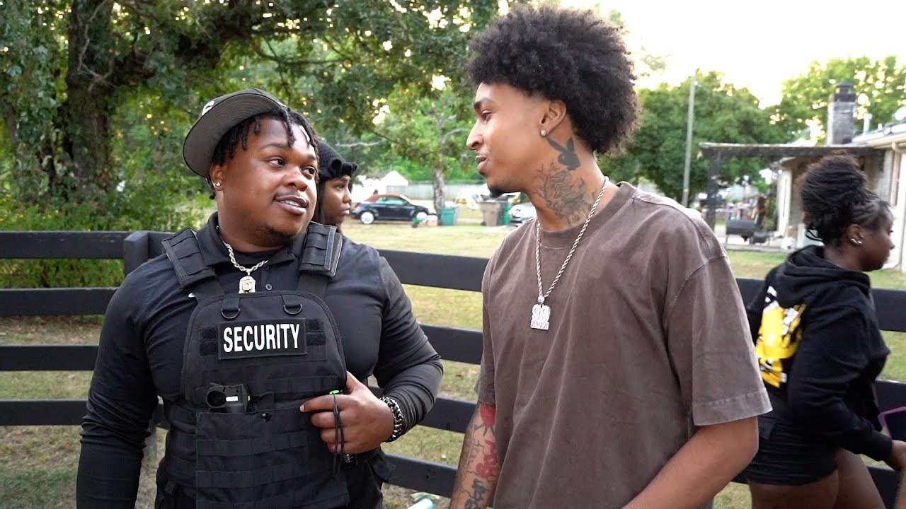 I TRIED TO SNEAK MY GUN IN THE PARTY…