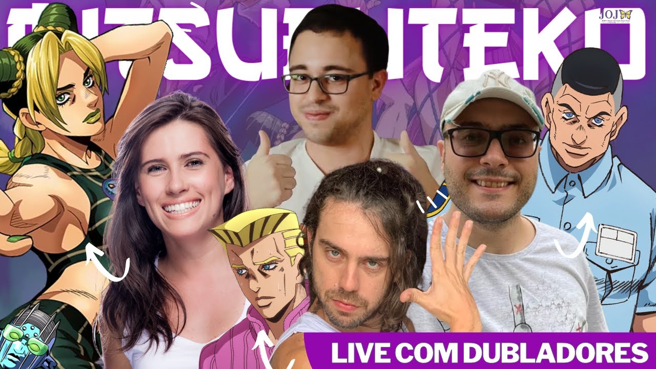 DUBLANDO JOJO STONE OCEAN - LIVE COM DUBLADORES