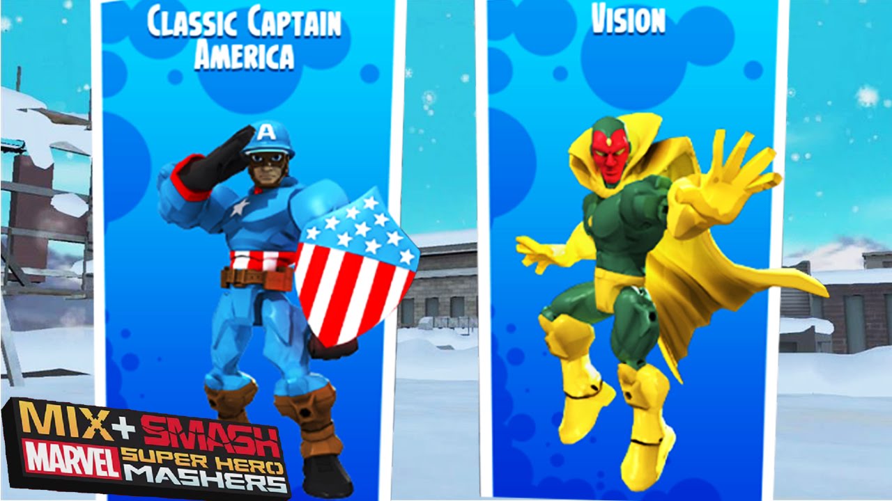 Mix+Smash Marvel Super Hero Mashers - Classic Cpatain America MIX Vision