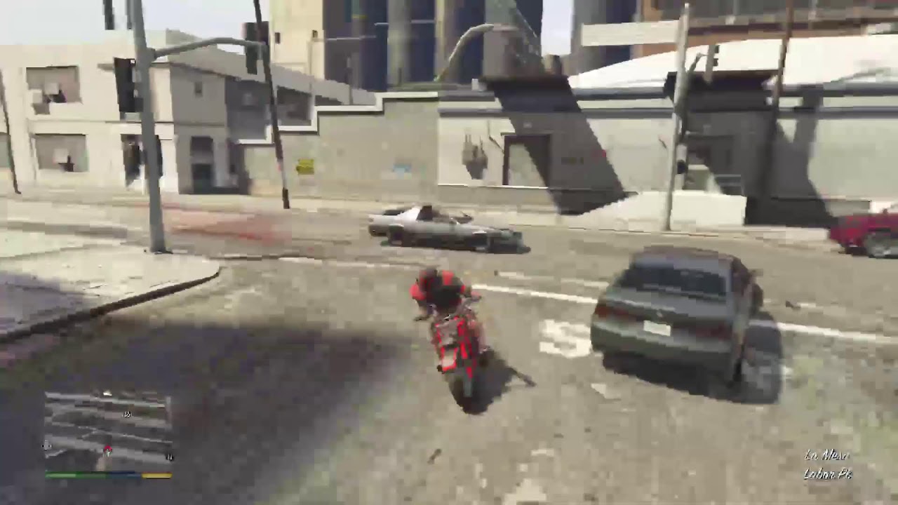 GTAV Kicking NPC's cars