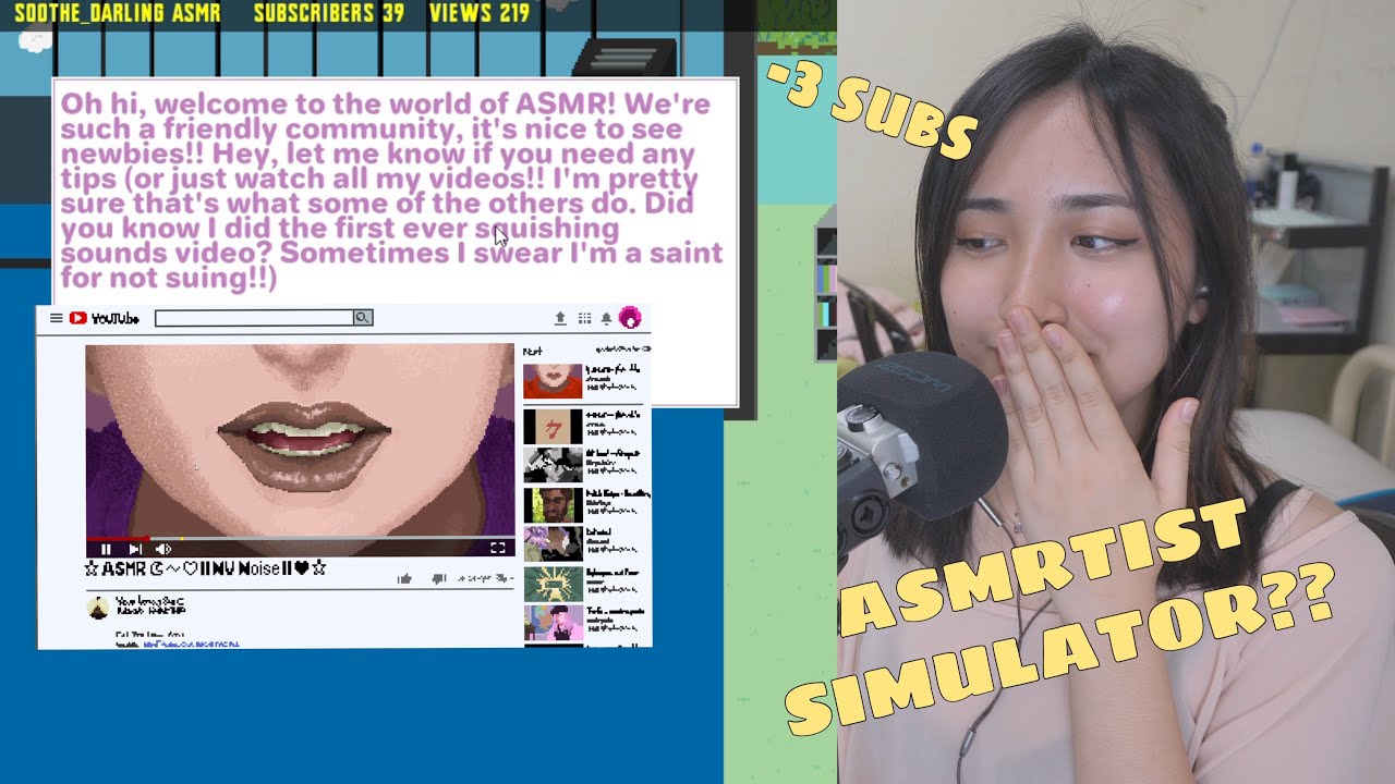 I Try ASMR online games!! (good) 👁👅👁