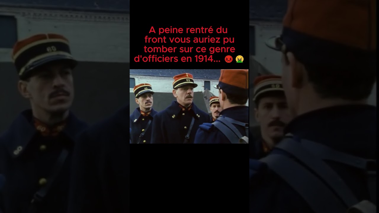 La Vielle Garde Fran&ccedil;aise qui donne des le&ccedil;ons en 1914 😡🤮 #shorts #france #film #ww1 #armee #fyp #fr