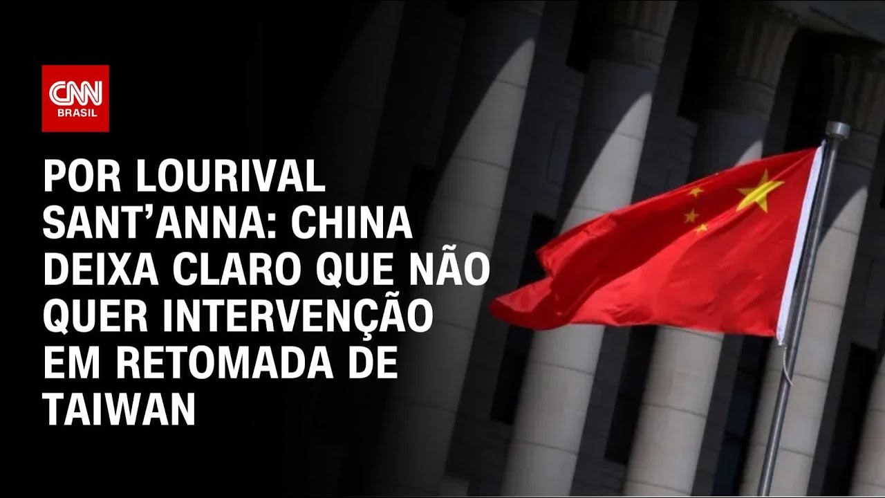 Análise: China deixa claro que não quer intervenção em retomada de Taiwan | CNN PRIME TIME