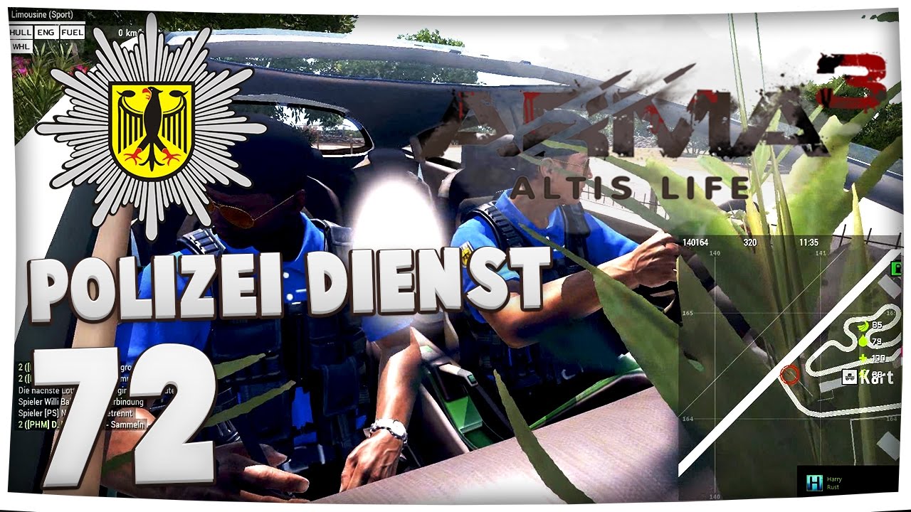 Altis Life #72 🎮 Der Polizei Dienst | Arma 3 | [ German | Full HD