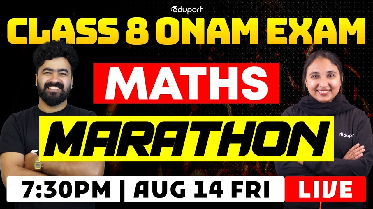Class 8 | Maths | Mega Marathon | Eduport Class 8