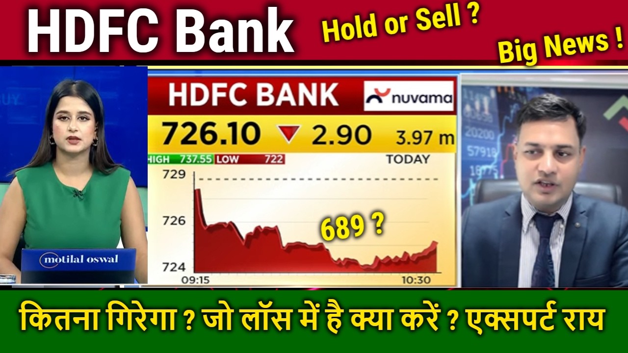 HDFC Bank share Future/Buy,hold or sell ? Expert Analysis/hdfc bank share news/target Tomorrow