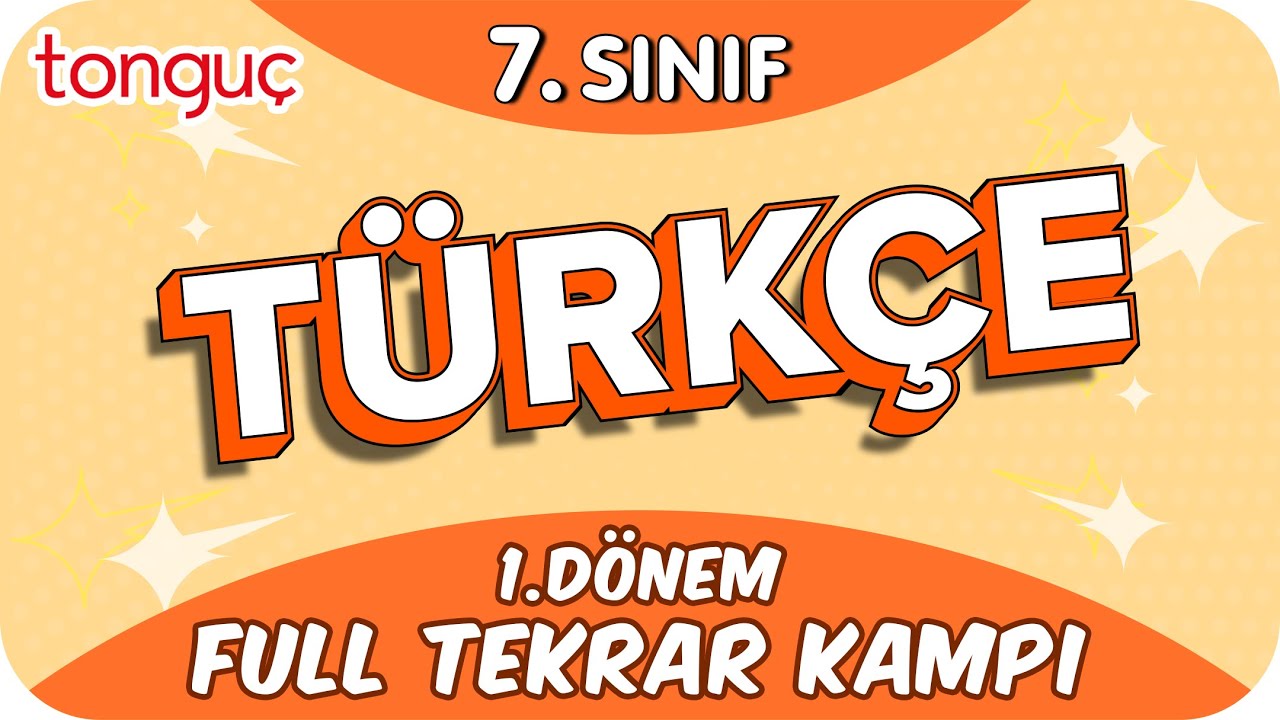7. Sınıf Türkçe 1. Dönem Full Tekrar ♻ #2024