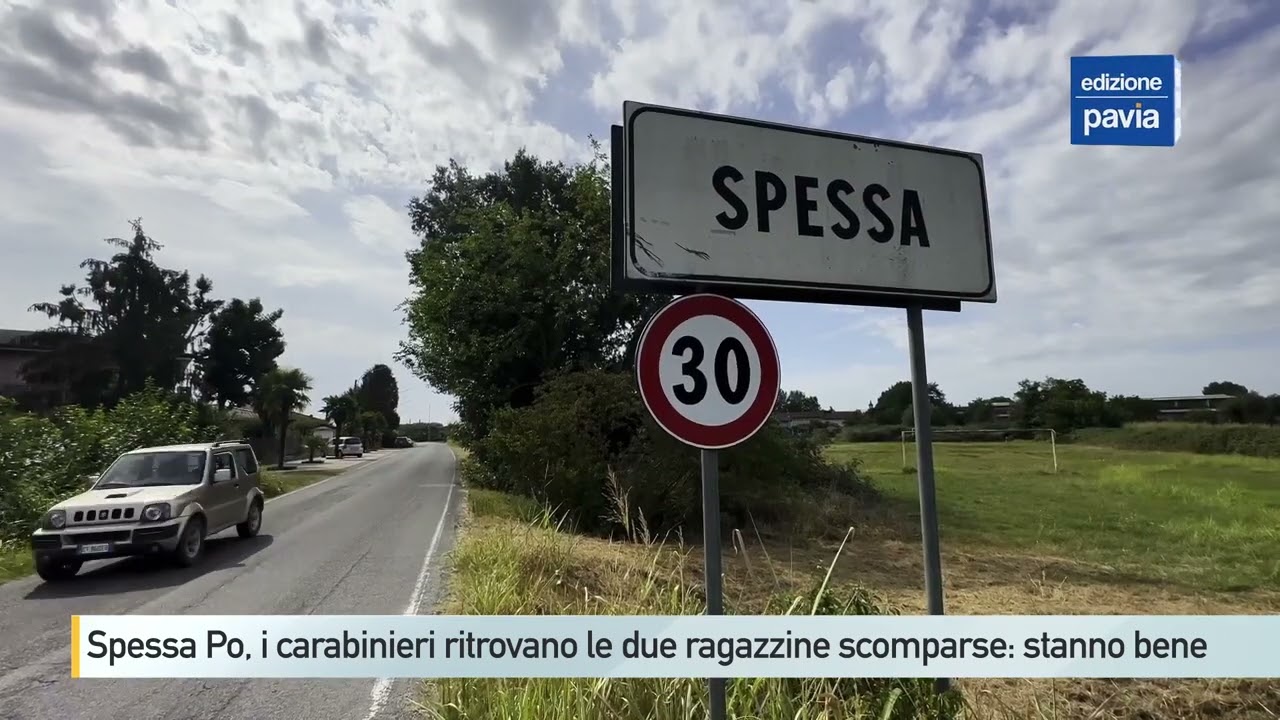 Spessa Po, i carabinieri ritrovano le due ragazzine scomparse: stanno bene