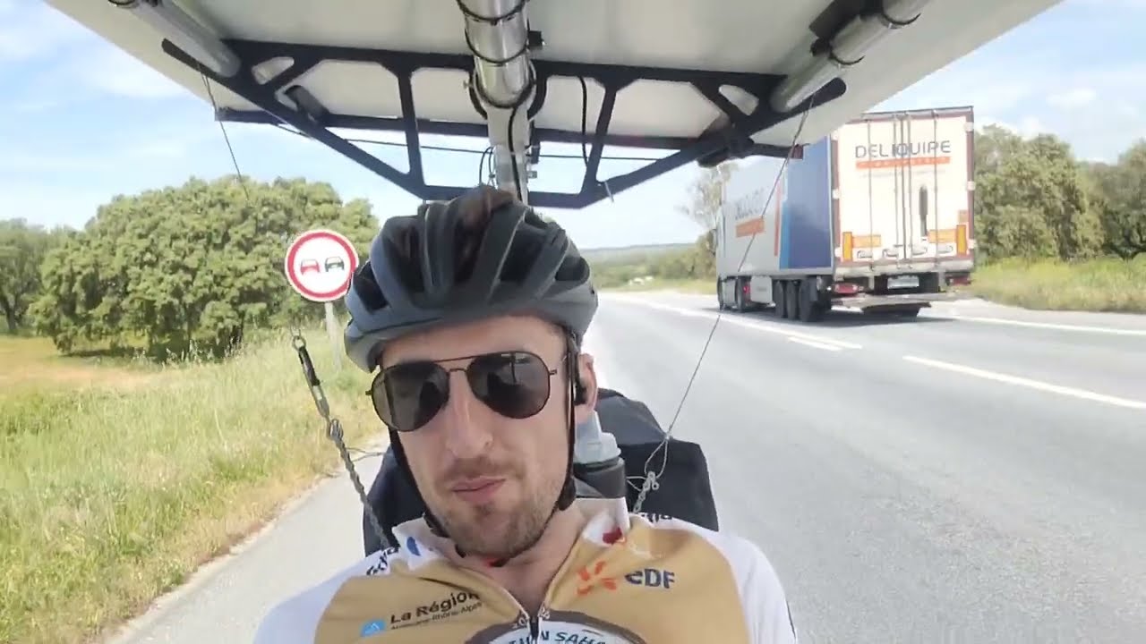 Jack Butler Sun Trip 2024 - Day 6 - 400km ebike range? across two countries