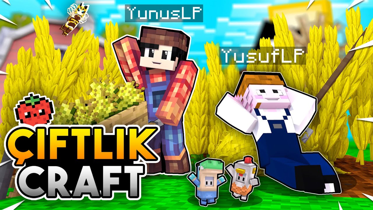 ÇİFTLİK HAYATI BAŞLADI!! | ÇiftlikCraft | Minecraft | Bölüm 1