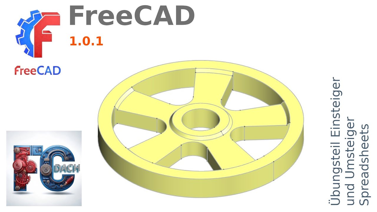 FreeCAD 1.0.1 - Übungsteil Neueinsteiger und Umsteiger