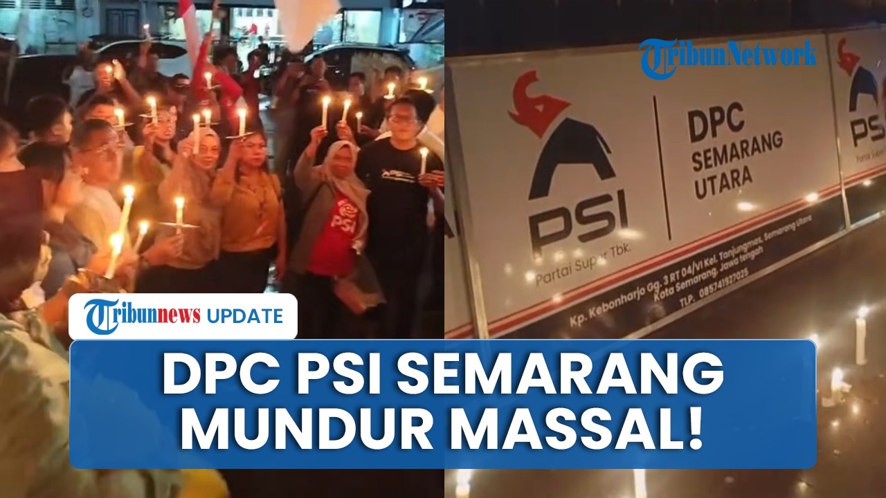 Momen 13 DPC PSI Semarang Mundur Massal, Diwarnai Isak Tangis Kecewa Suara Tak Didengar Kaesang