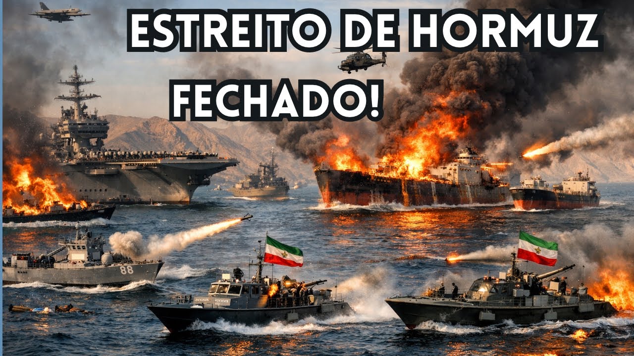 IRÃ fecha o estreito de Hormuz! E agora?