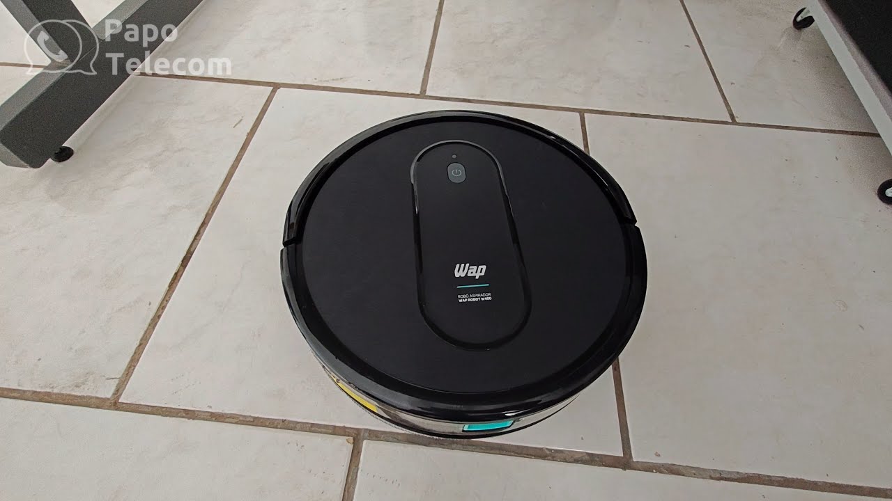 Robô Aspirador WAP W400 com Wi-Fi que Passa Pano no chão (unboxing e testes)