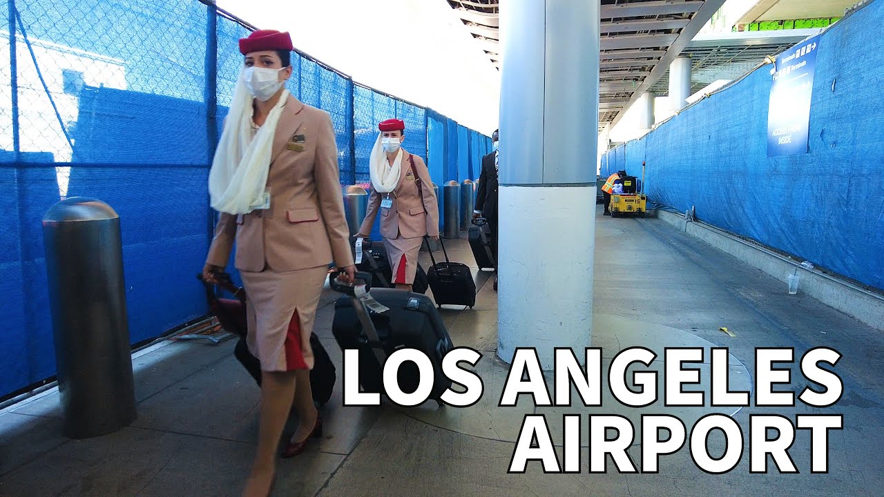 [4K] LAX - Walking around Los Angeles INTERNATIONAL Airport, USA - 4K UHD
