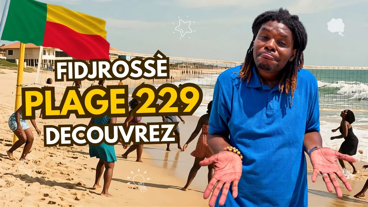 BENIN TOUR:FIDJROSSÈ BEST BEACH 🇧🇯 COTONOU ep21