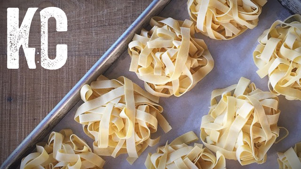 HOW TO MAKE FRESH TAGLIATELLE PASTA | Pasta 101