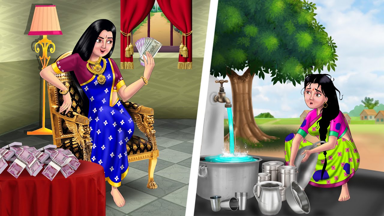 ధనిక vs  పేద కోడలు Anamika TV Atha Kodalu S1: E164 | Telugu Kathalu | Telugu Fairy Tales |Anamika TV