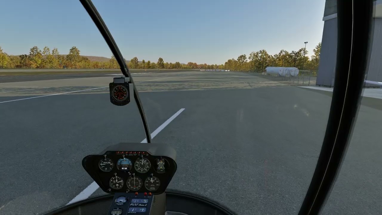 X-Plane 12 — запуск вертолёта, зависание и работа по шаблону