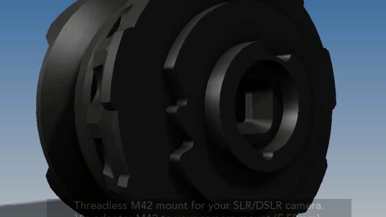 L42C-MOUNT DIY MULTI PINHOLE LENS CAMERA SYSTEM