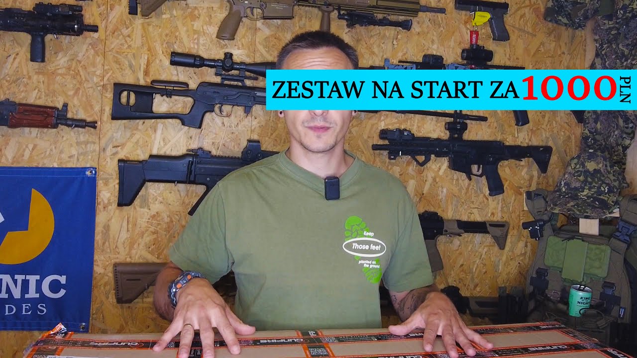 PORADA - Zestaw na start z airsoftem za 1000PLN
