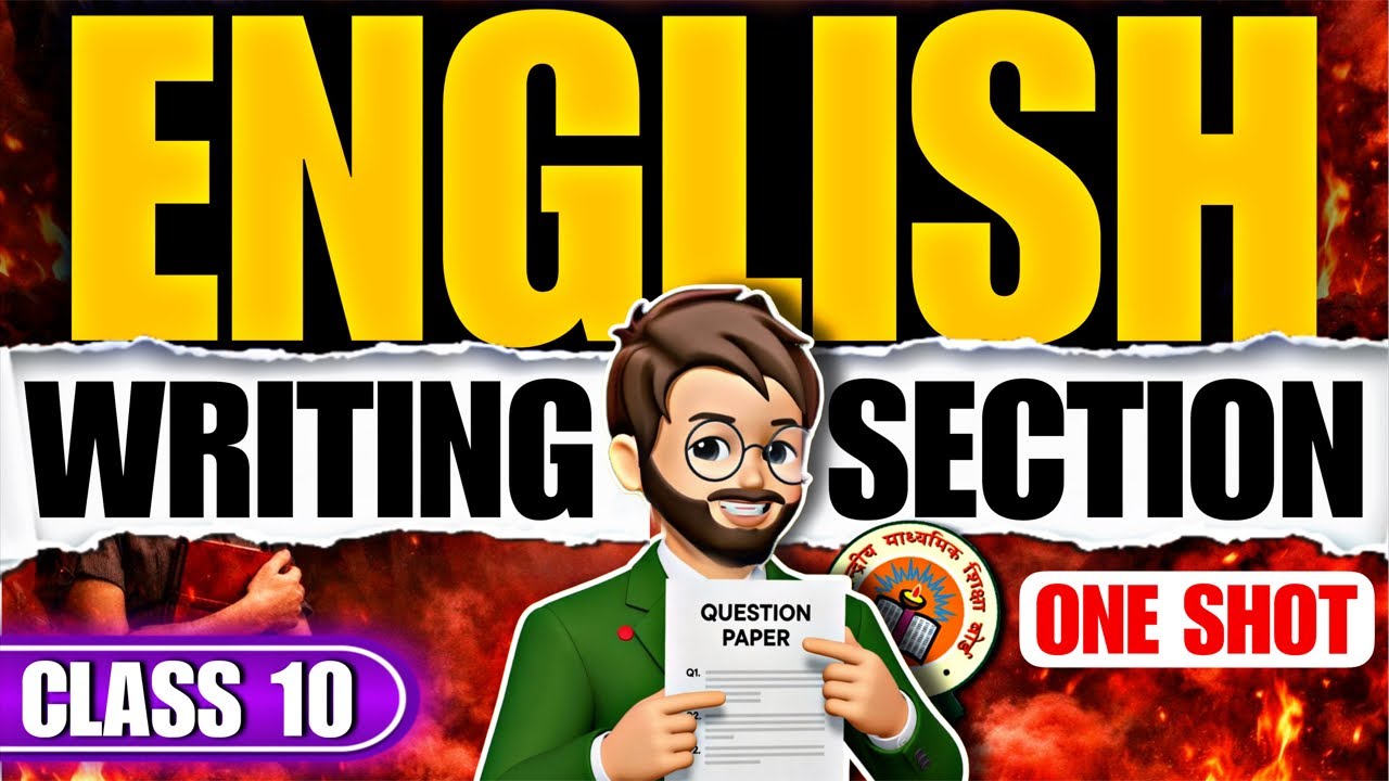 Writing Section Class 10 English One Shot | Letter Writing Class 10 | Analytical Paragraph Class 10