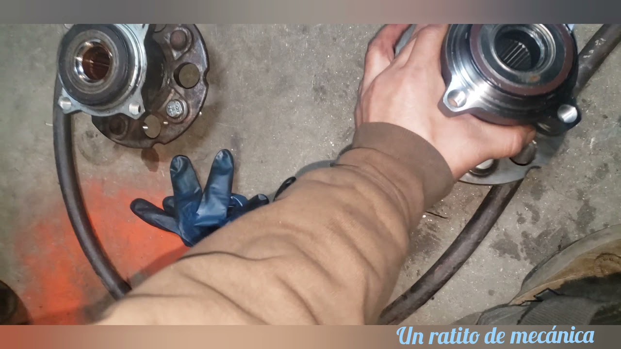 Honda CR-V 2008 ( How to change the rear wheel bearing )