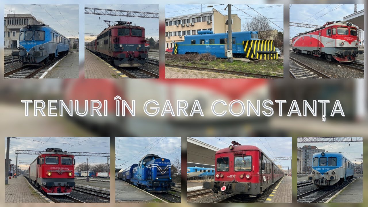 Trenuri în gara Constanța | 14 februarie 2025