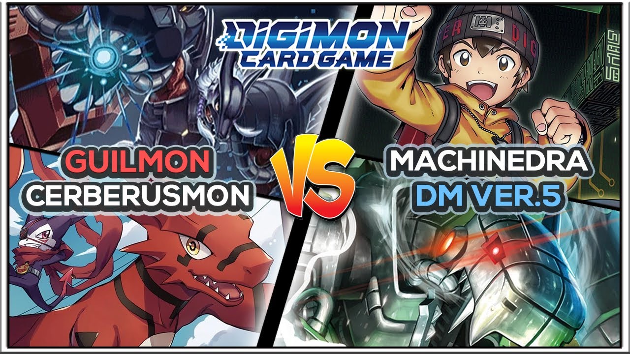 Guilmon Cerberusmon vs Machinedramon • EX09 Gameplay + Decklist | DCGO | Digimon TCG