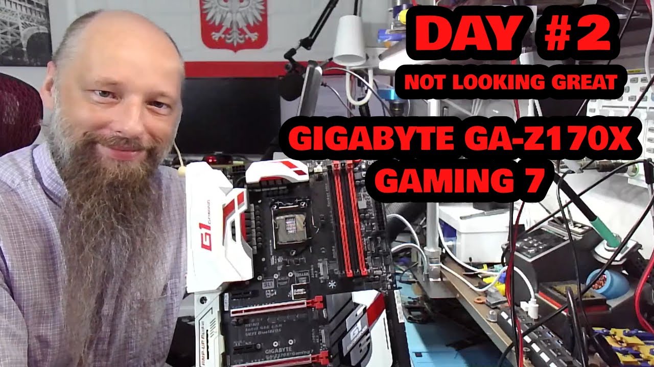 Второй день поиска работы | Ремонт материнской платы Gigabyte GA Z170X Gaming 7: сломанные контак...