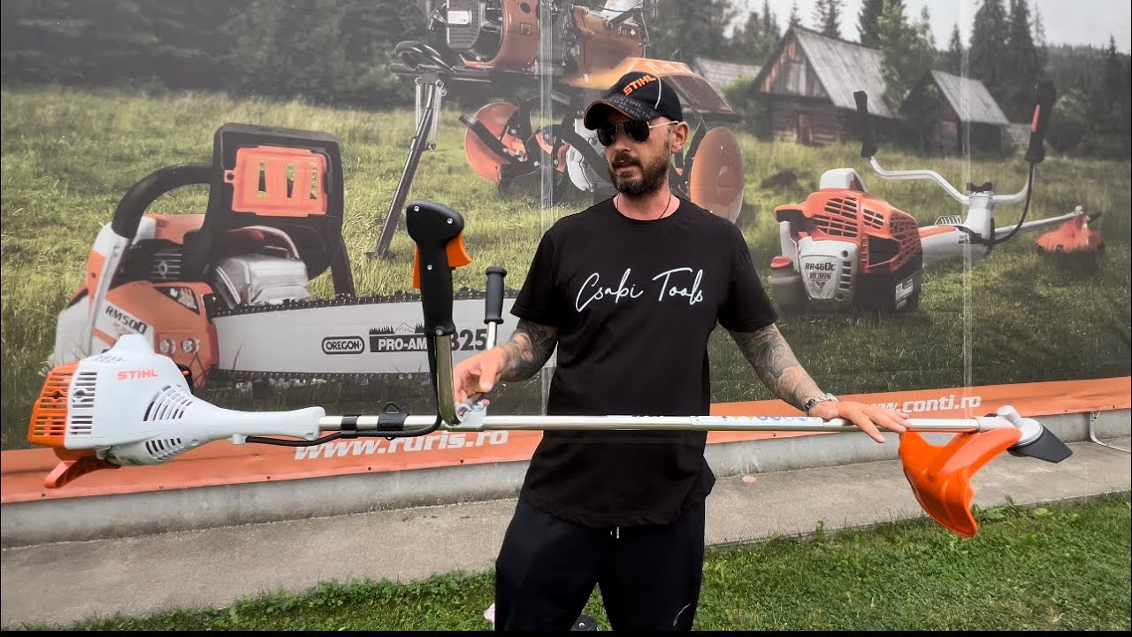 Prezentare Stihl Fs 55 la magazinul Conti din Zalau.(Stihl Fs 55 at my local Stihl dealer.)