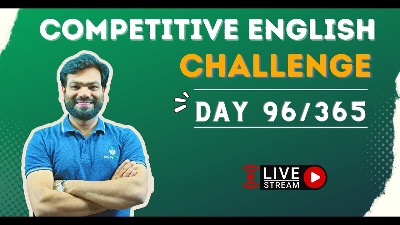 Competitive English Day 96/ 365 | By Swapnil Tulaskar | Hub Of Competitive