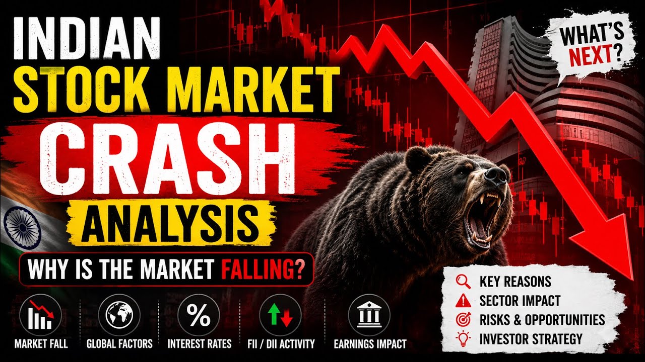 Indian Stock Market Crash Analysis | Why Is the Market Falling? Global Insight Desk | 2026 | India