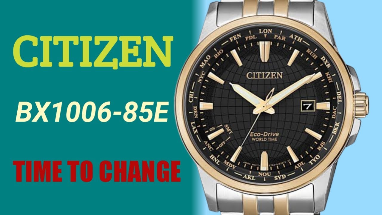 How to set the time Citizen BX1006-85E
