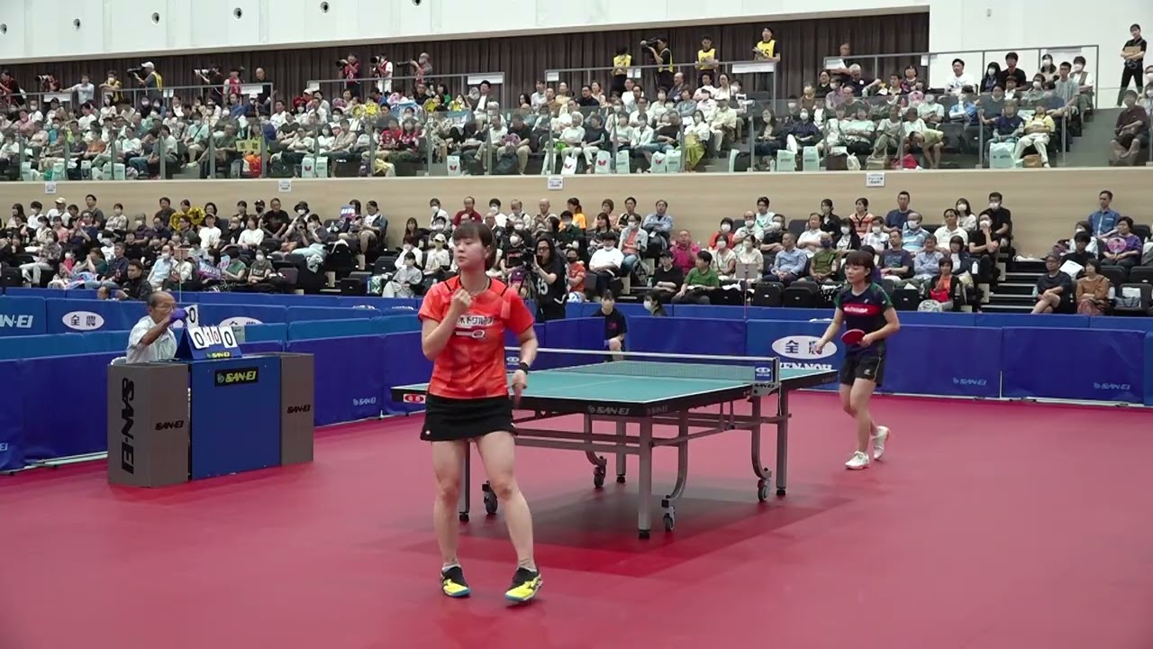 【プレイバック】女子1回戦 横井咲桜 vs 長﨑美柚｜第5回パリ五輪日本代表選考会