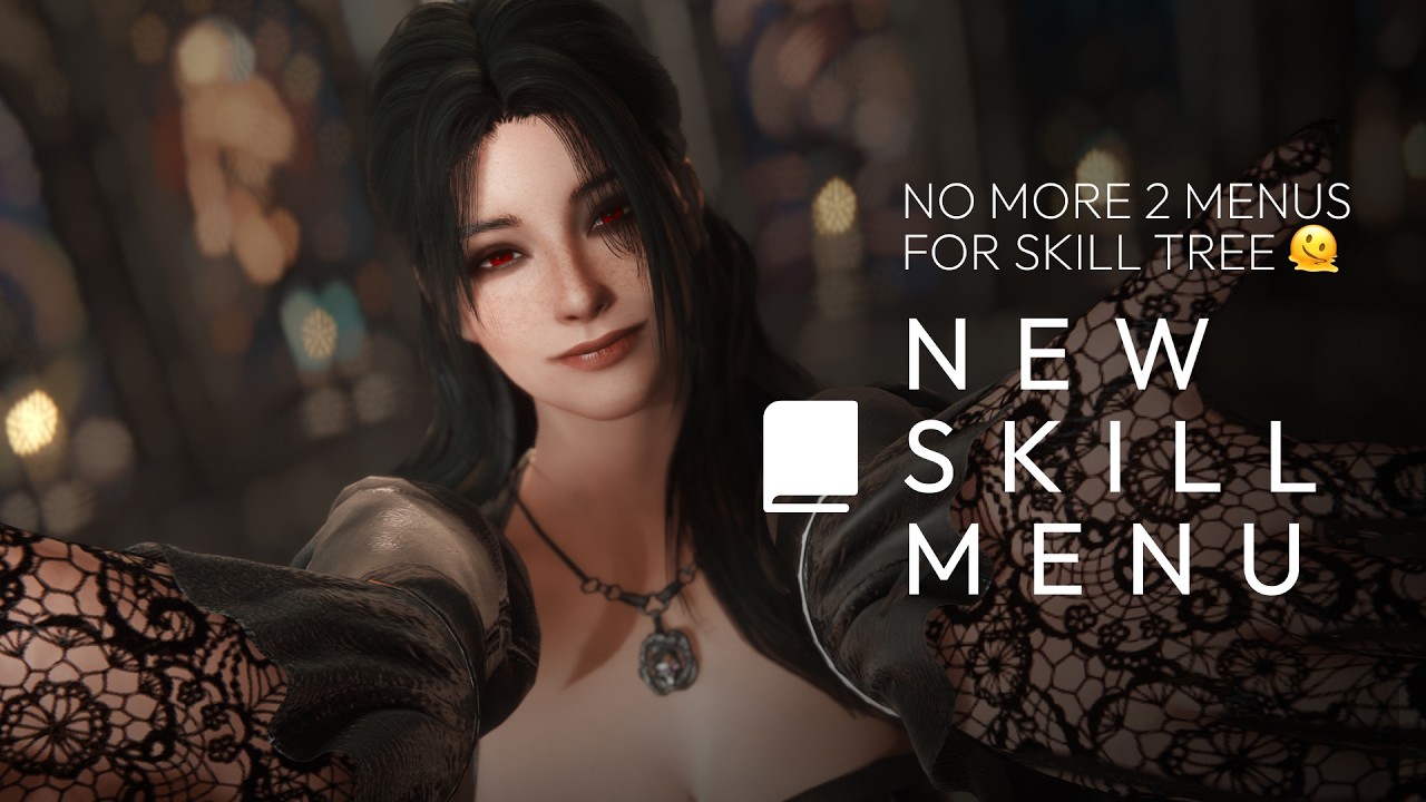 New Skill Menu - Skryim Mod